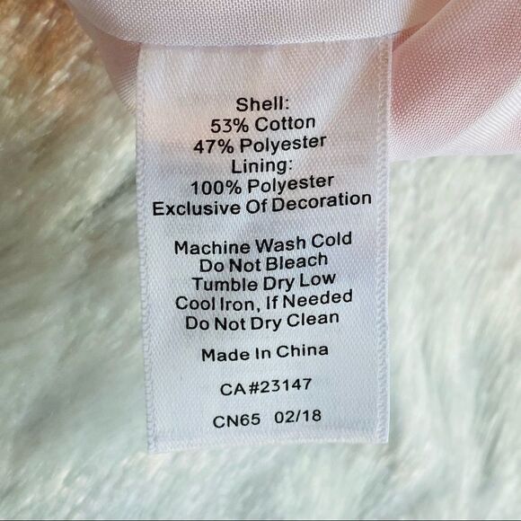 Js Collections Blush Pleated Mesh Halter FL Gown - Picture 4 of 15